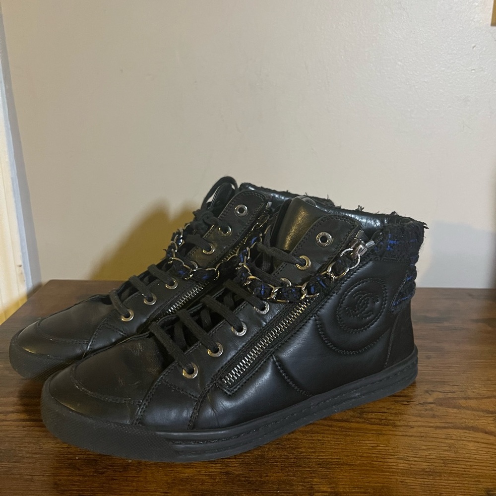 Chanel interlocking CC sneakers
